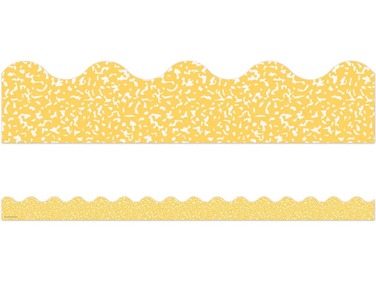 Cool for School Yellow Scalloped Border - US 5566