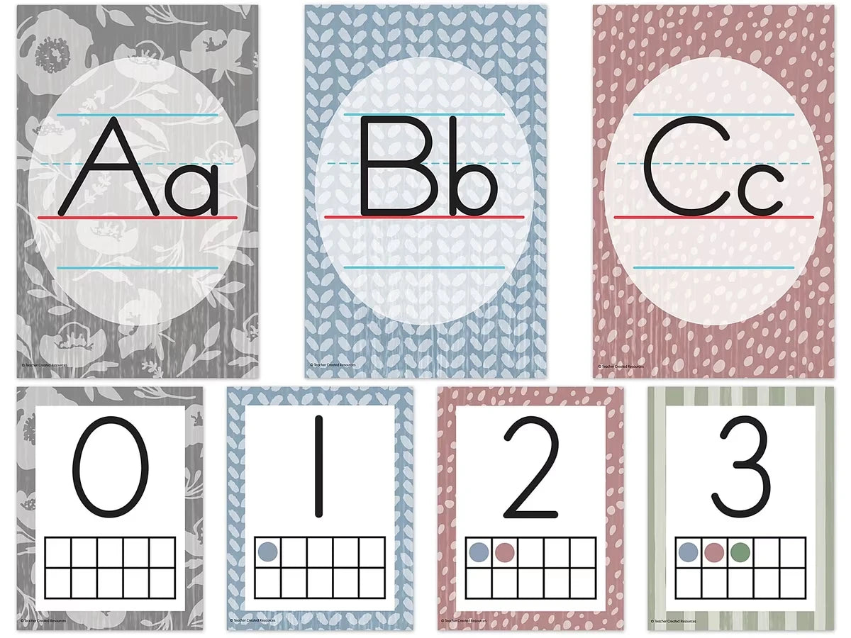 Classroom Cottage Alphabet Card Bulletin Board Set - US 9325
