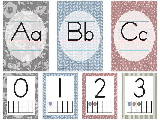 Classroom Cottage Alphabet Card Bulletin Board Set - US 9325