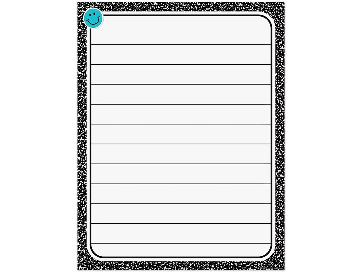Cool for School Composition Lined Poster - US 3312