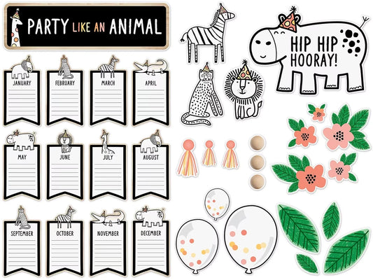 Simply Safari Birthday Bulletin Board Set - US 3708