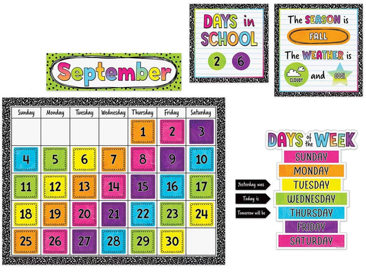 Brights 4Ever Calendar Bulletin Board Set - US 7509