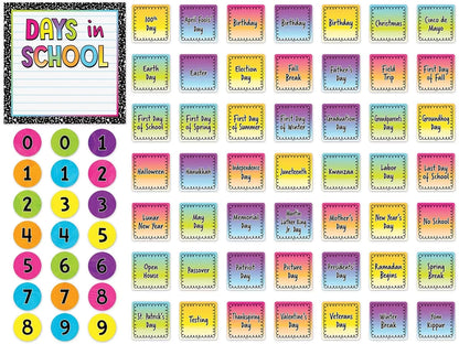 Brights 4Ever Calendar Bulletin Board Set - US 7509