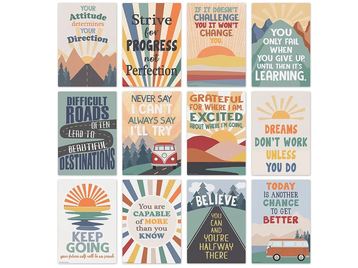 Moving Mountains Motivational Small Poster Pack - US 2760