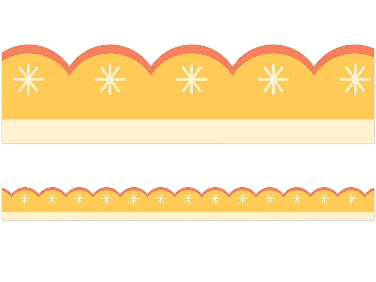 Fairy Tale Forest Gold Scalloped Border - US 4702