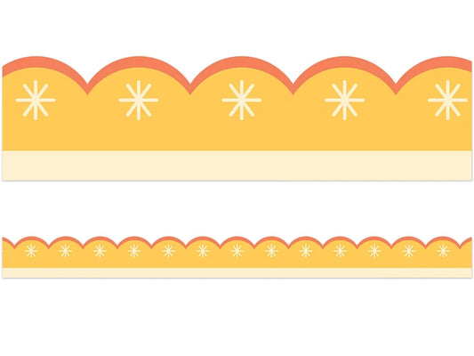 Fairy Tale Forest Gold Scalloped Border - US 4702