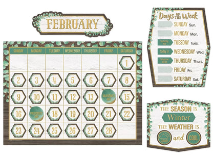 Eucalyptus Calendar Bulletin Board Set - US 4500