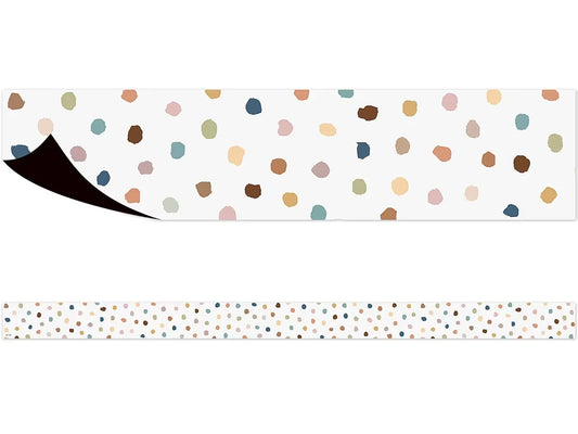 Everyone Is Welcome Painted Dot Magnetic Border - US 4417