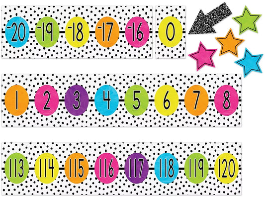 Brights 4Ever Number Line Bulletin Board Set - US 5872