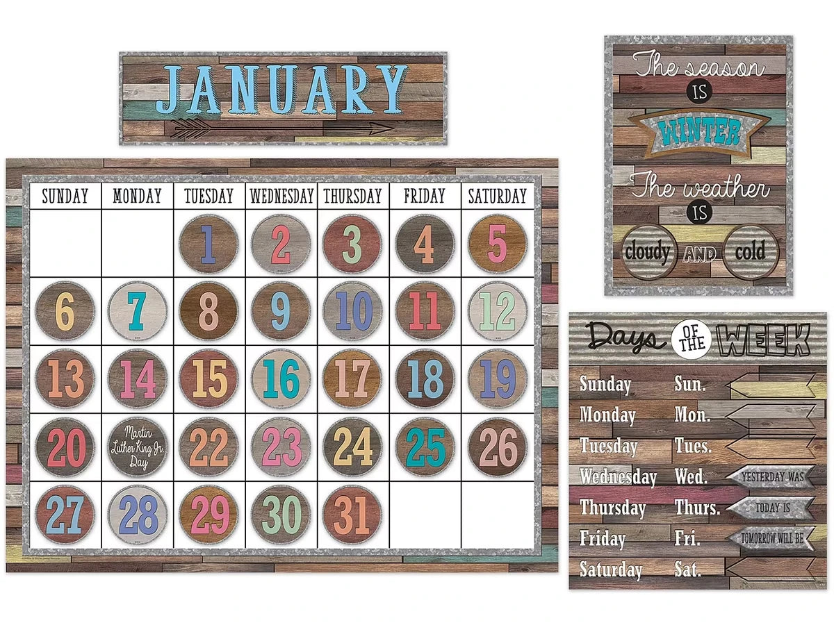 Home Sweet Classroom Calendar Bulletin Board Set - US 1518