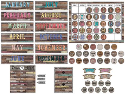 Home Sweet Classroom Calendar Bulletin Board Set - US 1518