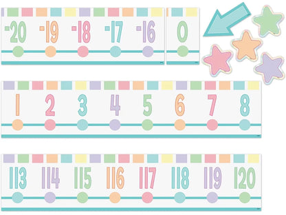 Pastel Pop Number Line Bulletin Board Set - US 8312