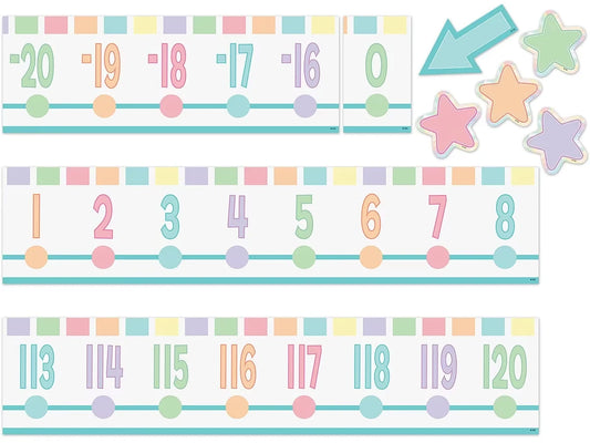 Pastel Pop Number Line Bulletin Board Set - US 8312