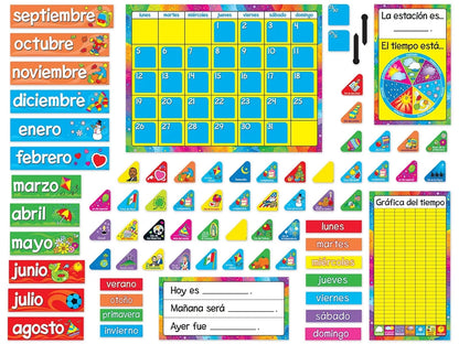 Spanish Calendario Anual Bulletin Board Set - US 1242