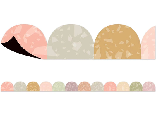 Terrazzo Tones Magnetic Scalloped Border - US 5443