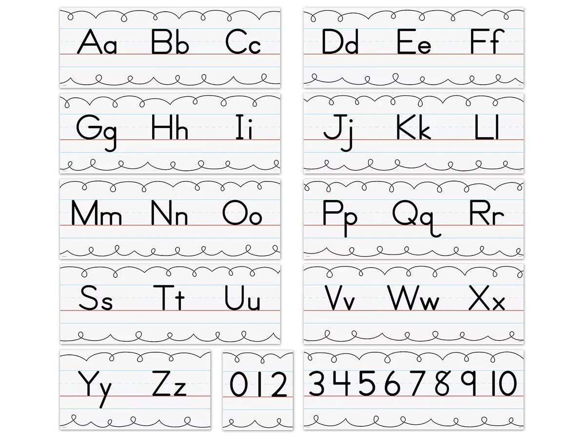 Traditional Manuscript Bulletin Board Set - US 3119