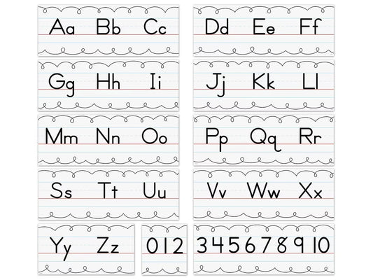Traditional Manuscript Bulletin Board Set - US 3119