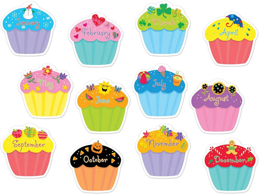 Poppin’ Patterns Cupcake Calendar Accents - US 2889