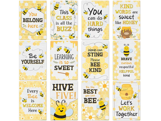 Buzzing Bees Motivational Small Poster Pack - US 5106