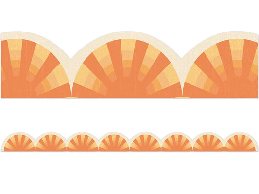 Moving Mountains Sunshine Scalloped Border - US 5317
