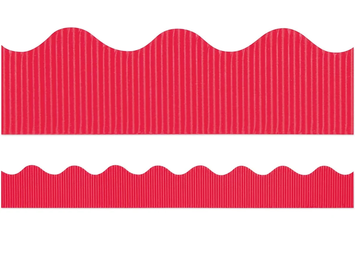 Flame Red Scalloped Bordette® - US 2620