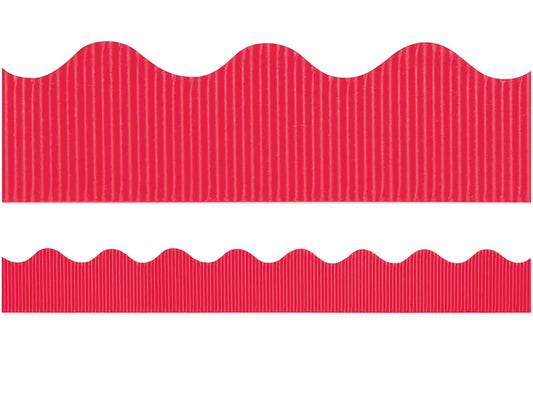 Flame Red Scalloped Bordette® - US 2620