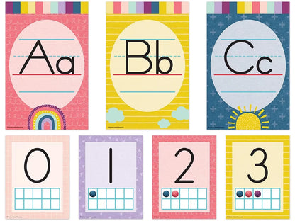Oh Happy Day! Alphabet Card Bulletin Board Set - US 6542
