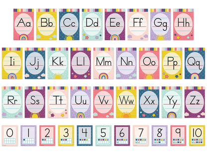 Oh Happy Day! Alphabet Card Bulletin Board Set - US 6542
