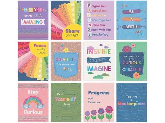Crafty and Cool Motivational Mini Poster Pack - US 2498