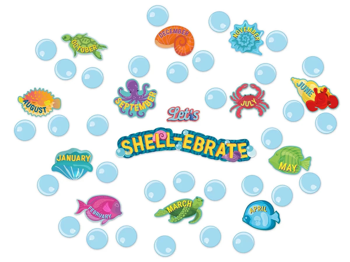 Seas the Day Birthday Bulletin Board Set - US 8974