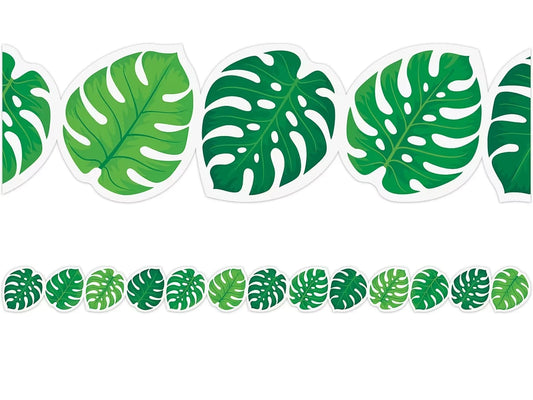 Palm Paradise Tropical Leaf Border - US 2142