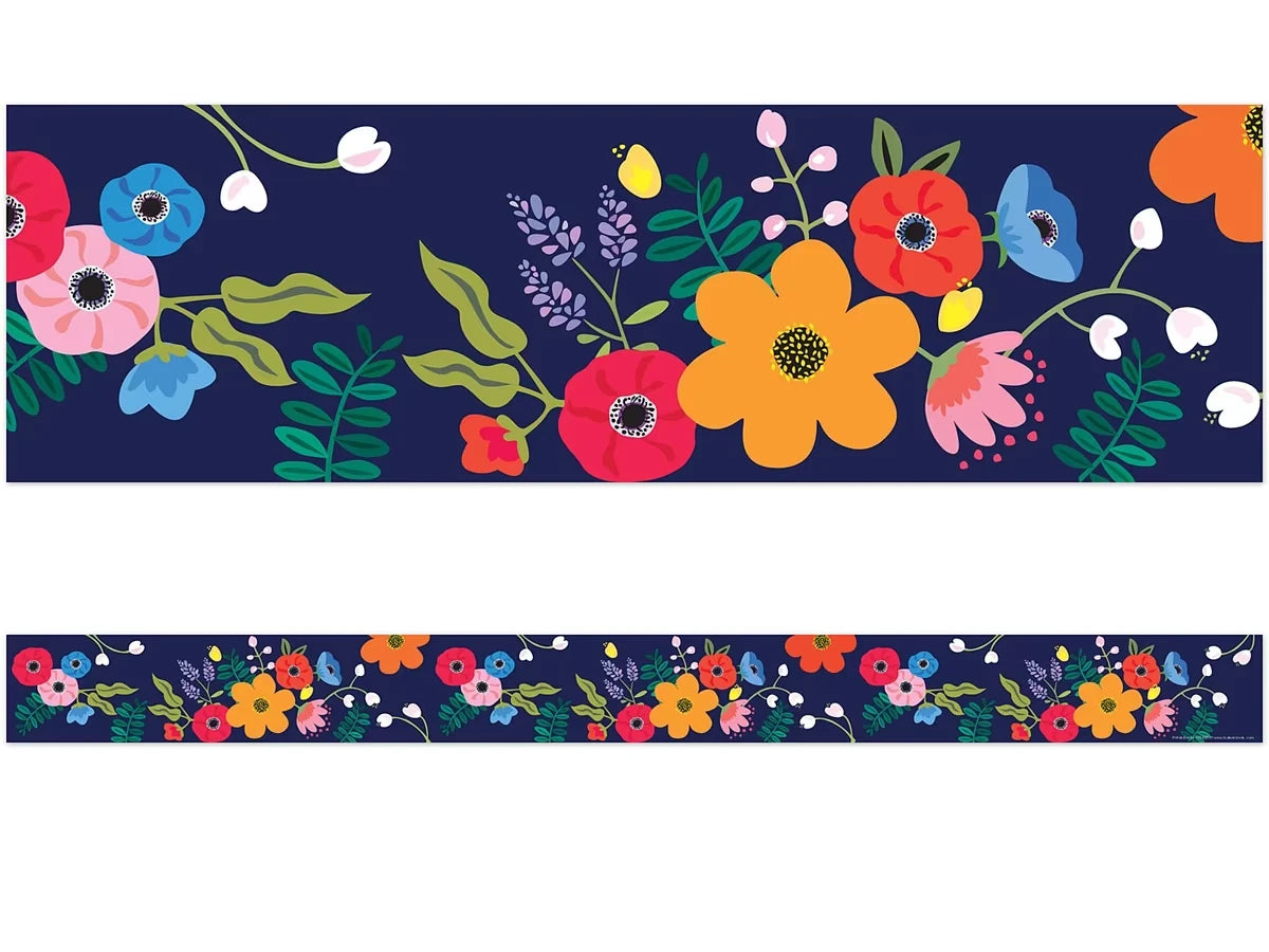 Petals & Prickles Double-Sided Floral Border - US 1966