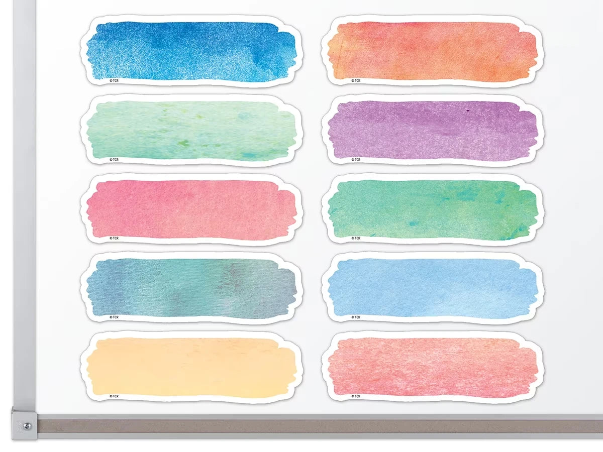 Watercolor Magnetic Write & Wipe Accents - US 5382