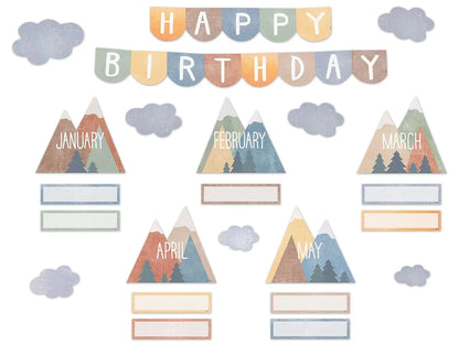 Moving Mountains Birthday Bulletin Board Set - US 6166