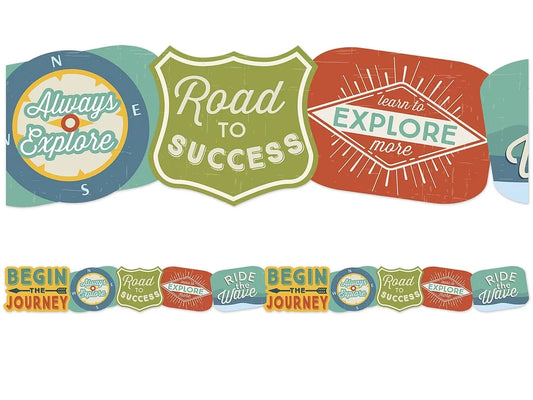 Adventurer Badge Motivational Border - US 6102