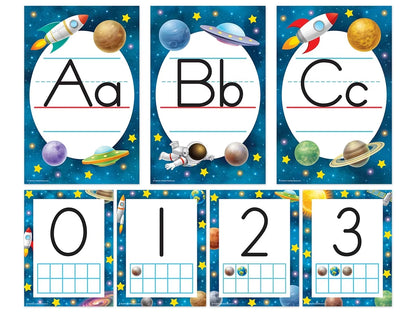Outer Space Crew Alphabet Bulletin Board Set - US 6729