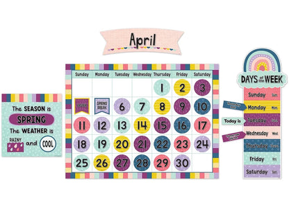 Oh Happy Day! Calendar Bulletin Board Set - US 9696