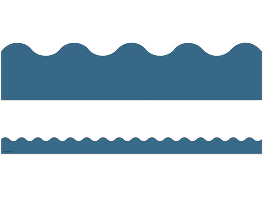 Slate Blue Scalloped Border - US 2274