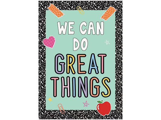 Cool for School We Can Do Great Things Poster - US 5818