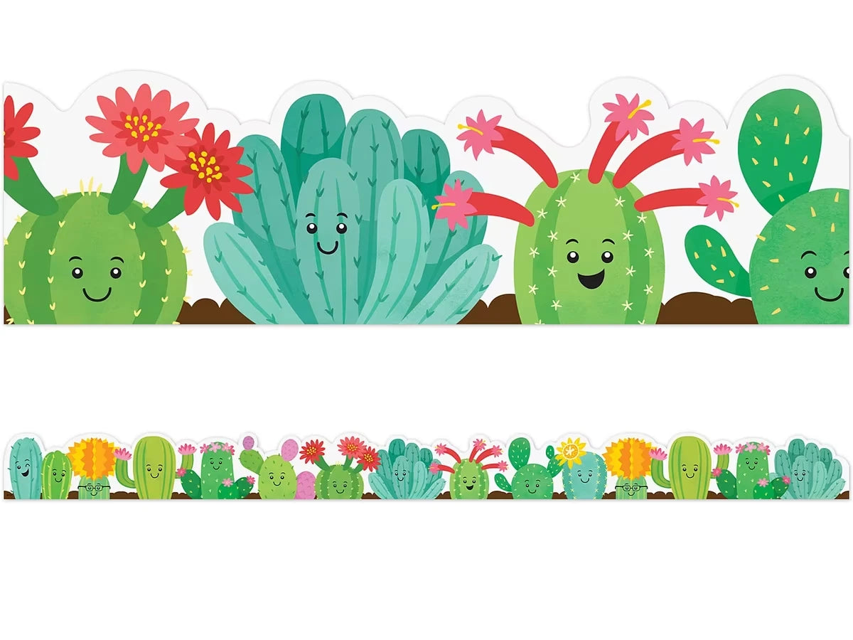 Happy Cactus Crew Border - US 8451