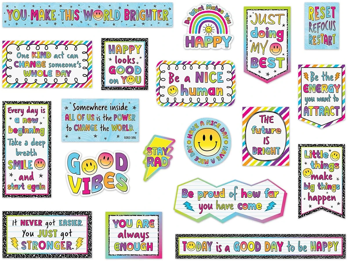 Brights 4Ever Motivational Bulletin Board Set - US 4649