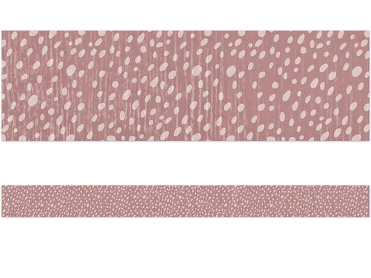 Classroom Cottage Rose Dot Border - US 8714