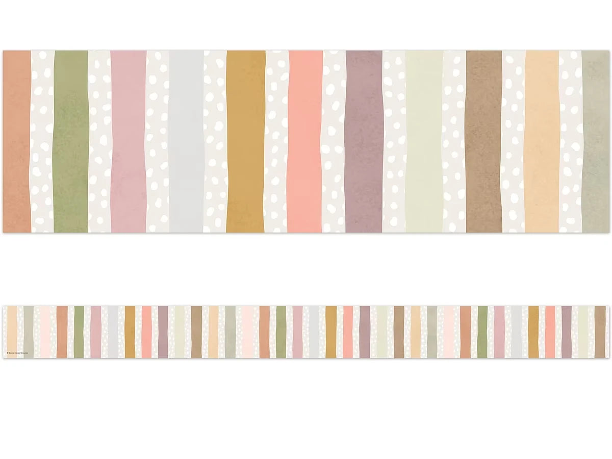 Terrazzo Tones Striped Border - US 9534