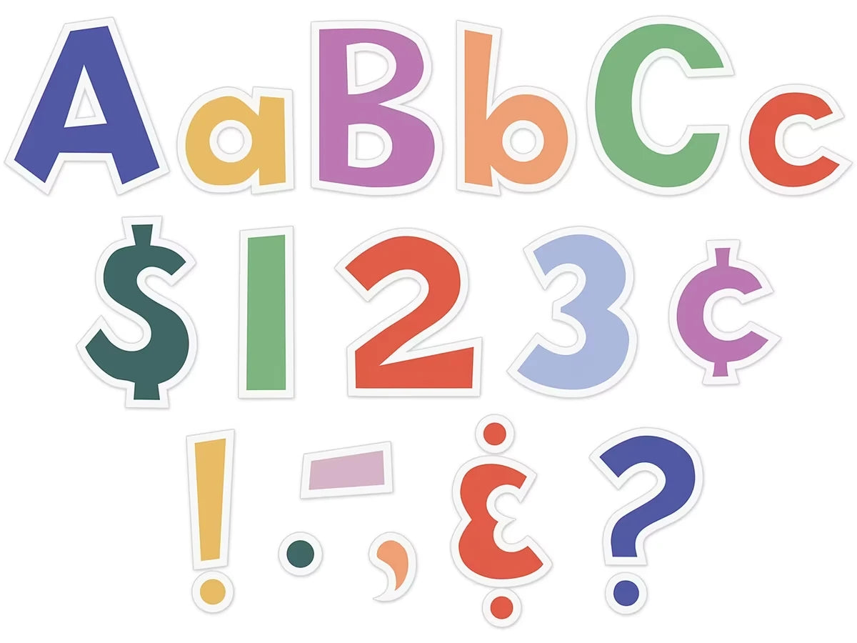 Color Crush 4" Punch-Out Letters - US 3560