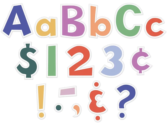 Color Crush 4" Punch-Out Letters - US 3560