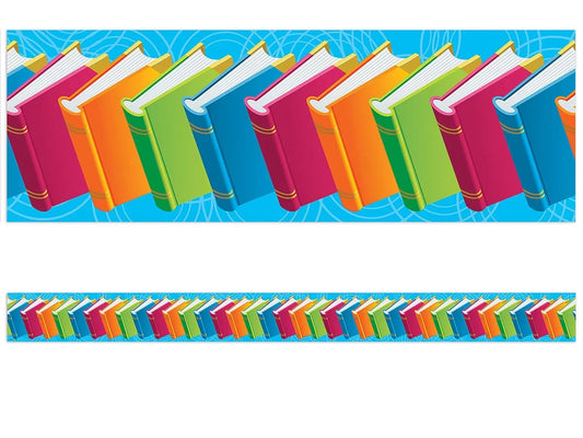 Colorful Book Border - US 9776