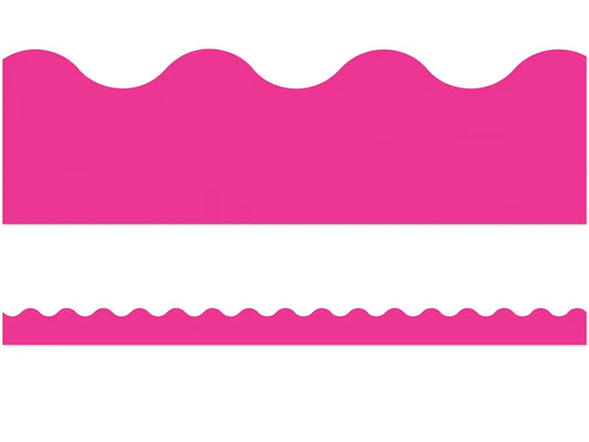 Vivid Pink Scalloped Border - US 3992