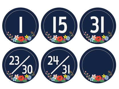 Wildflowers Calendar Mini Accents - US 6677