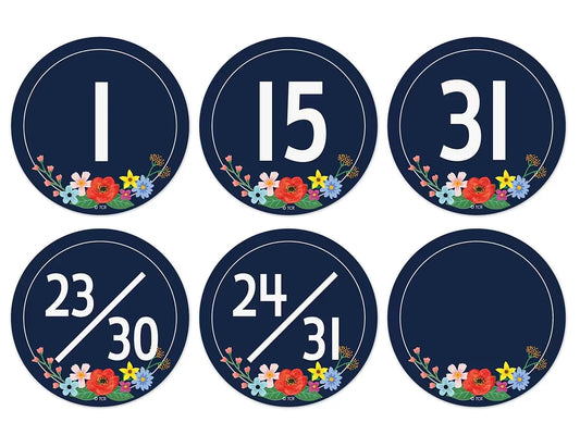 Wildflowers Calendar Mini Accents - US 6677