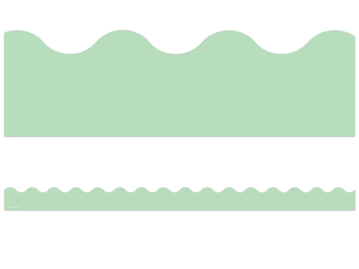 Home Sweet Classroom Mint Green Scalloped Border - US 3374